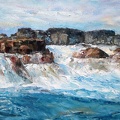 16x20 oil on canvas  surf
