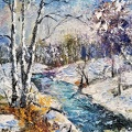 Winter,8x10,oil on board,Vladimir Demidovich