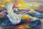 Waves,11x15,pastel,Vladimir-demidovich