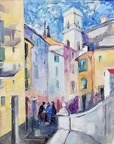 City,16x20,oil on canvas, Vladimir Demidovich