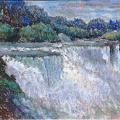 11x14 pastel Hiagara Fall