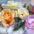 roses oil on canvas 24x40